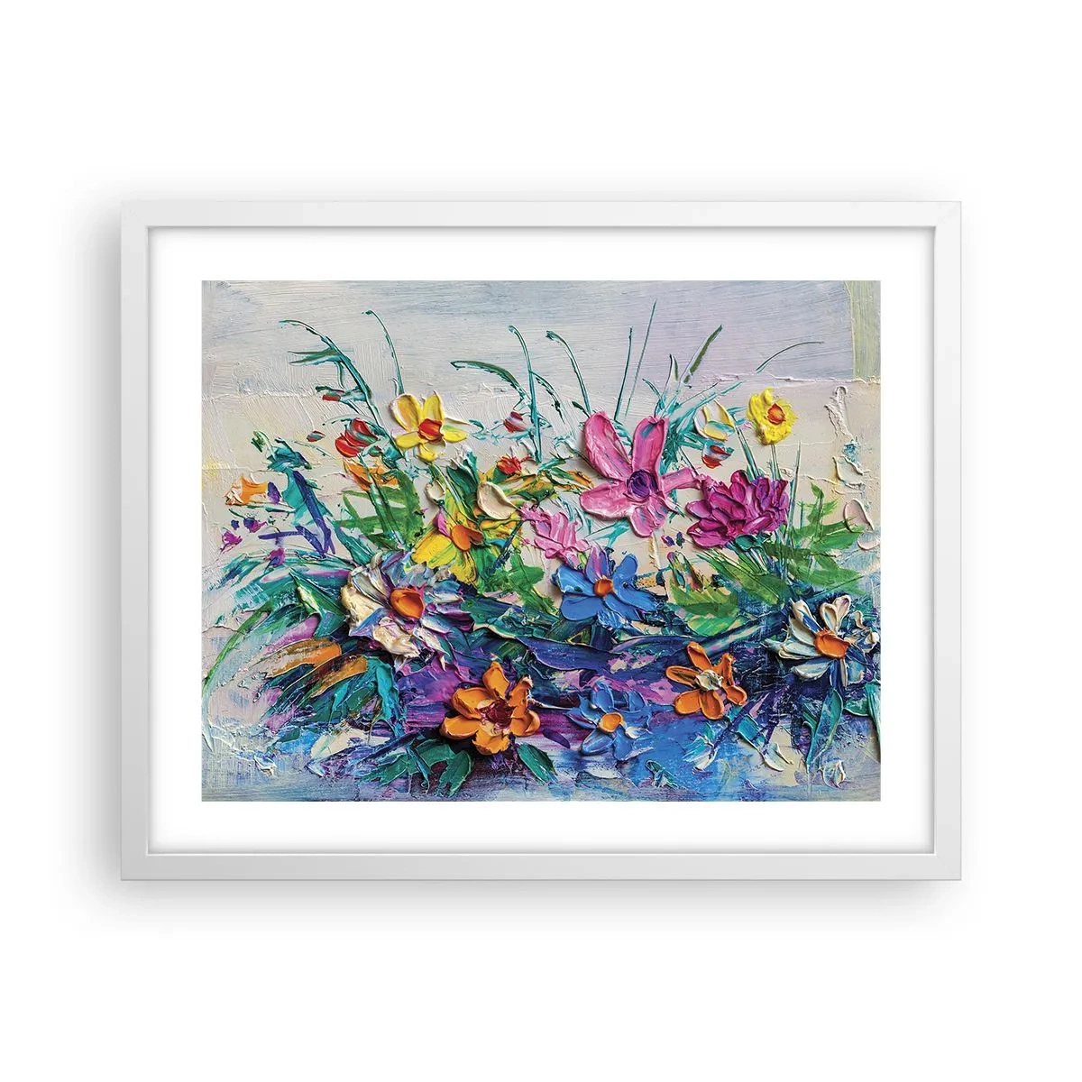 Poster în ramă albă - Nu este deloc o natură moartă - 50x40 cm
