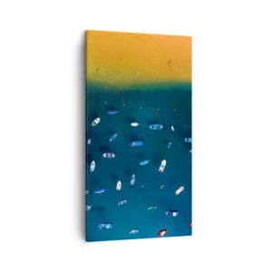 Tablou pe pânză - Joc de vacanță - 45x80 cm