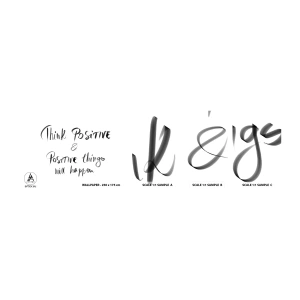 Mostră tapet autocolant Deluxe Sticker - Cum să trăim bine? - Tipografie, Afirmare, Maxim - 100x30 cm