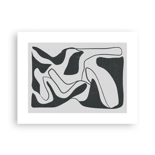 Poster - Distracție abstractă în labirint - 40x30 cm