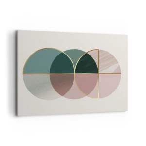 Tablou pe pânză - Roată cu roată… - 100x70 cm