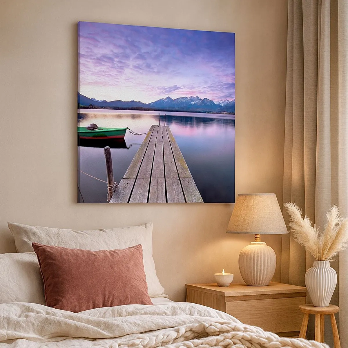 Tablou pe pânză - Tăcere prietenoasă - 30x30 cm