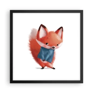 Poster în ramă neagră - Îmi vine bine? - 40x40 cm