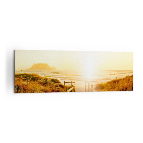 Tablou pe pânză - Prin dune spre soare - 160x50 cm
