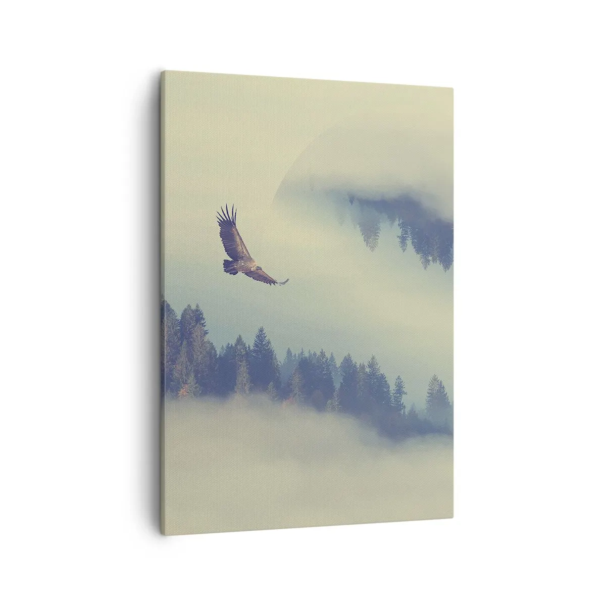 Tablou pe pânză - Am văzut umbra unui vultur - 50x70 cm