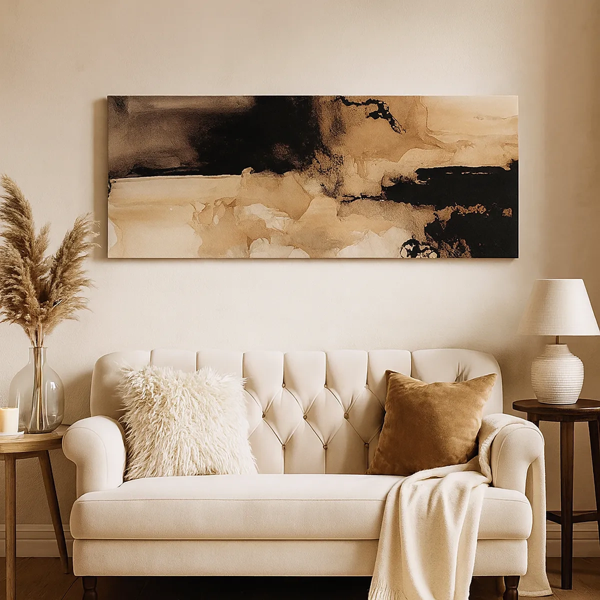 Tablou pe pânză - O abstractizare intrigantă - 30x30 cm