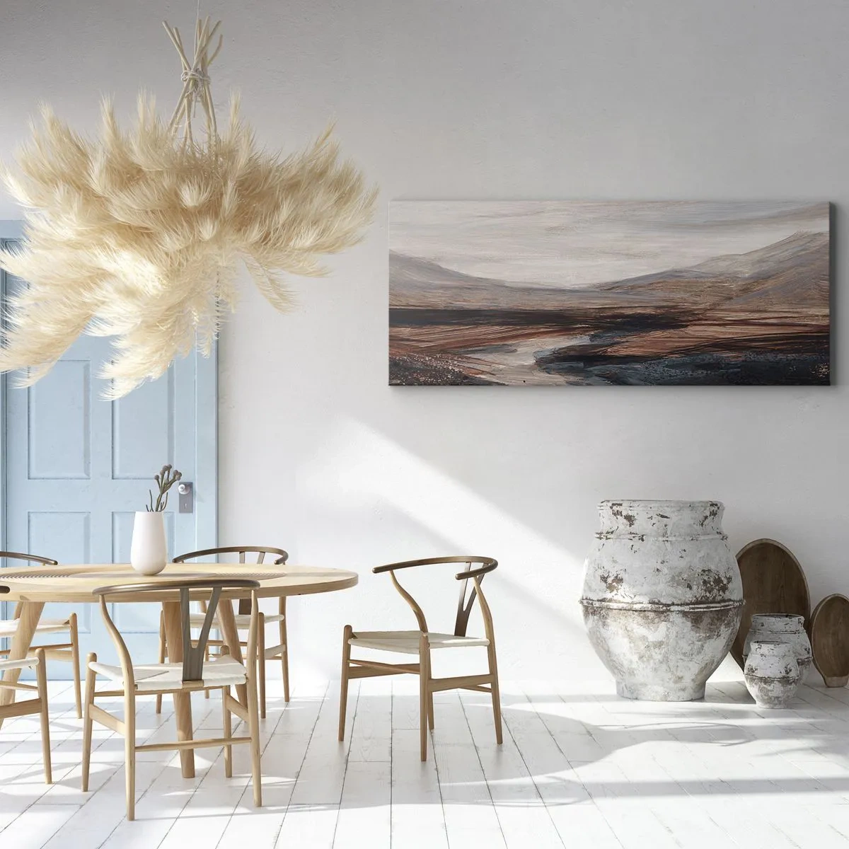 Tablou pe pânză -  Valea liniștită - 140x50 cm