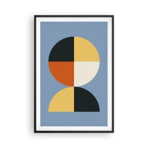 Poster în ramă neagră - Uită-te și numără - 61x91 cm