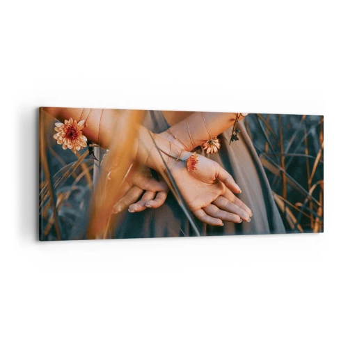 Tablou pe pânză - Legată de natură - 100x40 cm