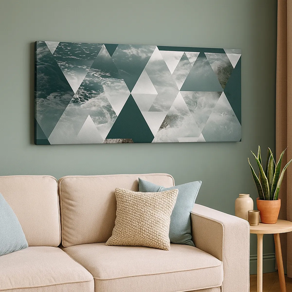 Tablou pe pânză - O perspectivă de cristal - 30x30 cm