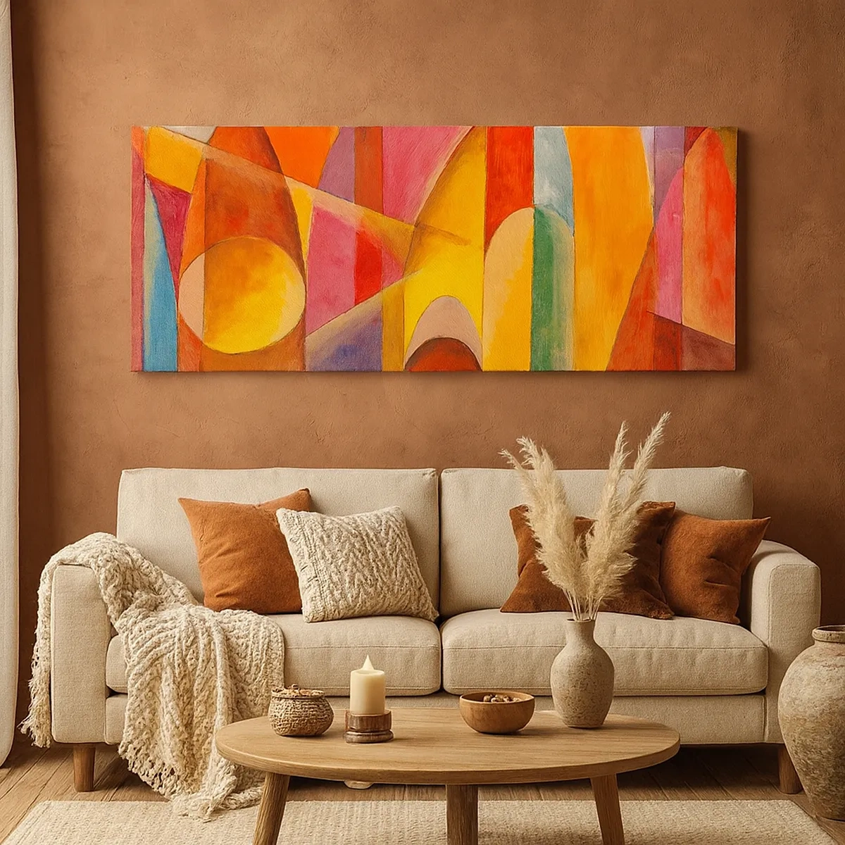 Tablou pe pânză - Catedrala Soarelui - 30x30 cm