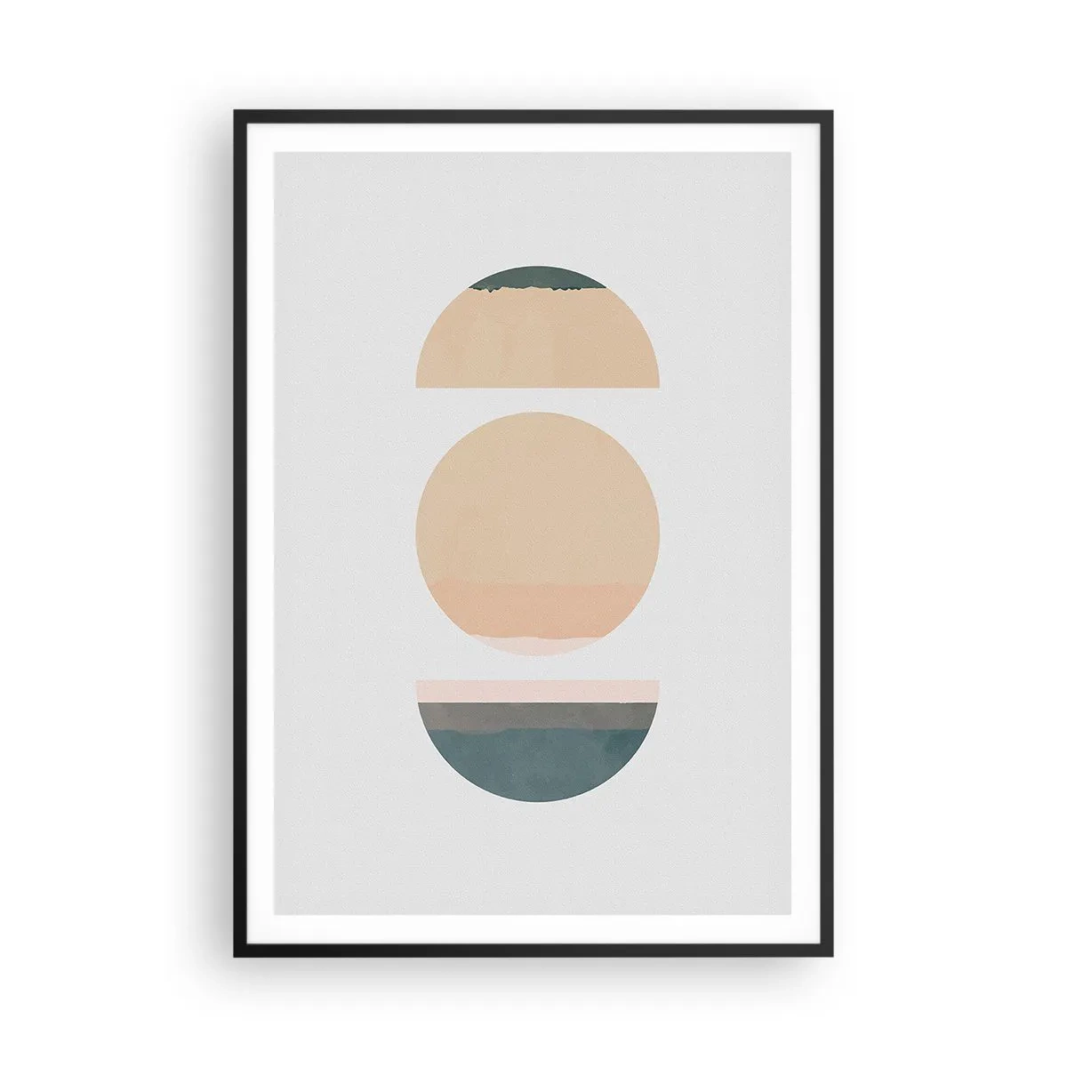 Poster în ramă neagră - Roată cu roată - 70x100 cm