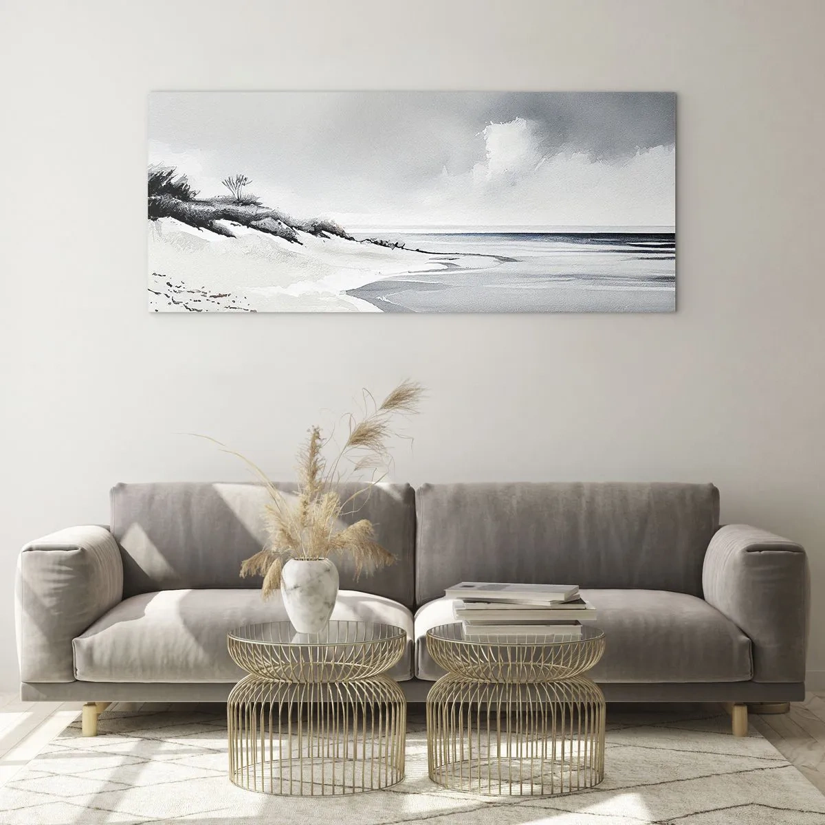 Tablou pe sticlă - Întotdeauna împreună - 100x40 cm