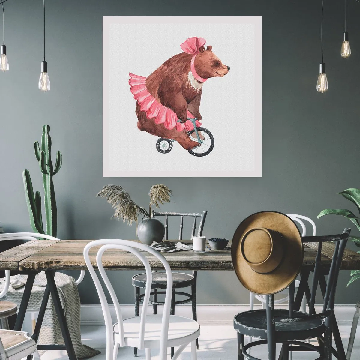 Poster - Ce circ! - 60x60 cm