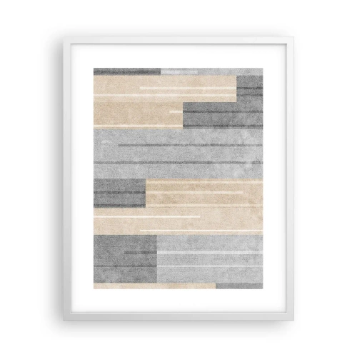 Poster în ramă albă - Compoziție: în poziție verticală - 40x50 cm