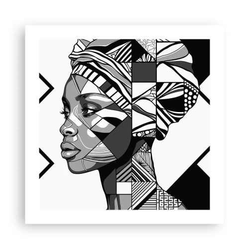 Poster - Portret etnic - 50x50 cm
