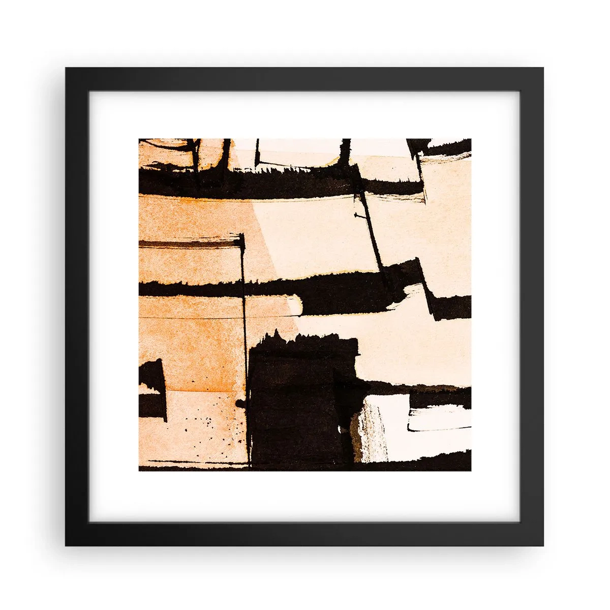 Poster în ramă neagră - Cu toate acestea, ordinea - 30x30 cm