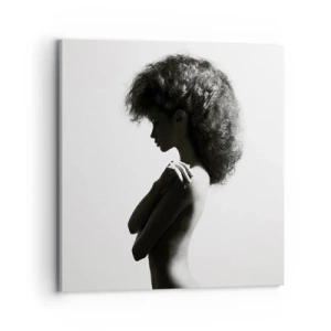 Tablou pe pânză - Ca o floare pe o tulpină subțire - 70x70 cm