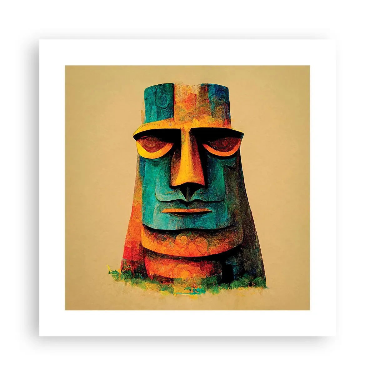 Poster - Statuie, dar simpatică - 40x40 cm