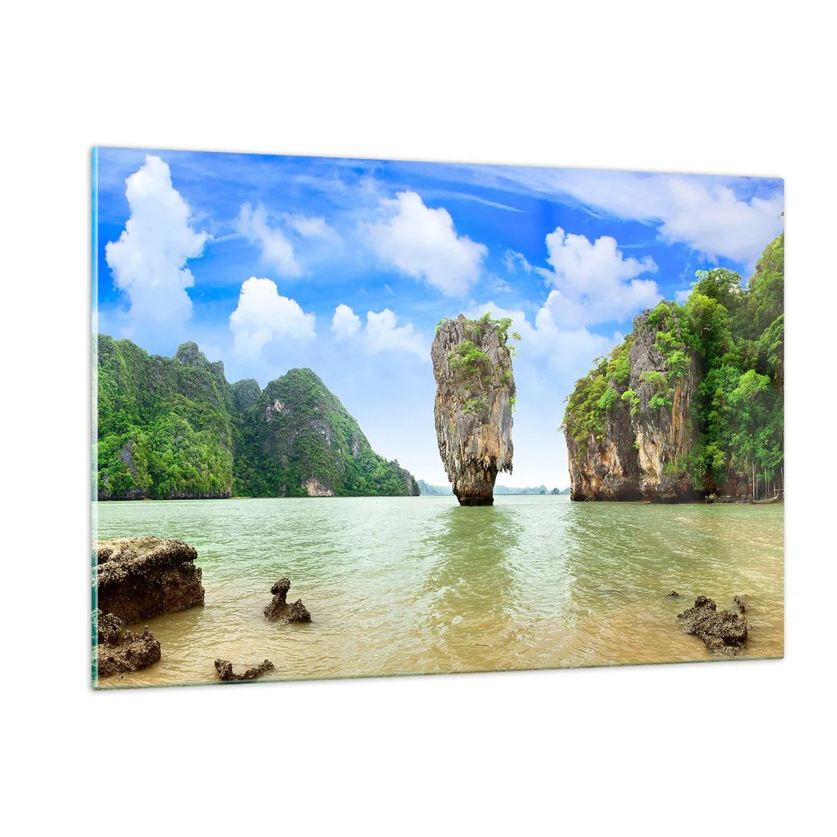 Tablou pe sticlă - Minuni naturale stâncoase - 120x80 cm