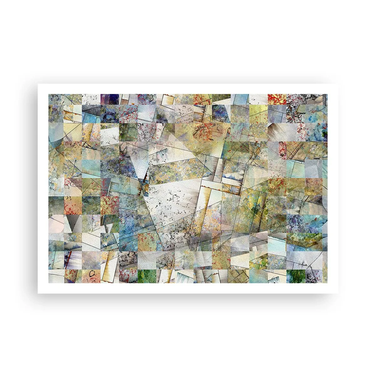 Poster - Remaniere geometrică - 100x70 cm