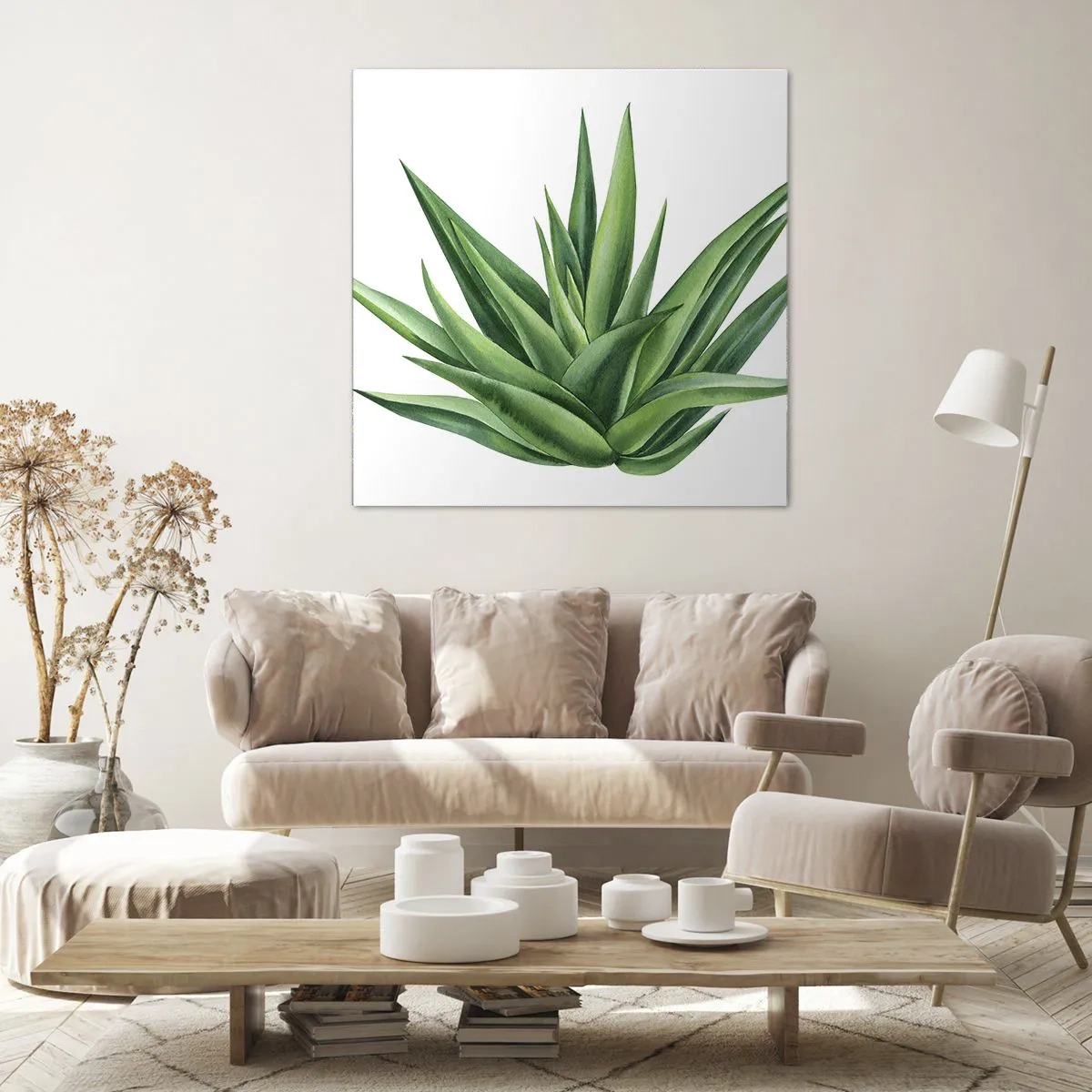 Tablou pe pânză - Verde - putere - viață - 60x60 cm