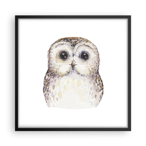 Poster în ramă neagră - Uită-te în ochii mei - 50x50 cm