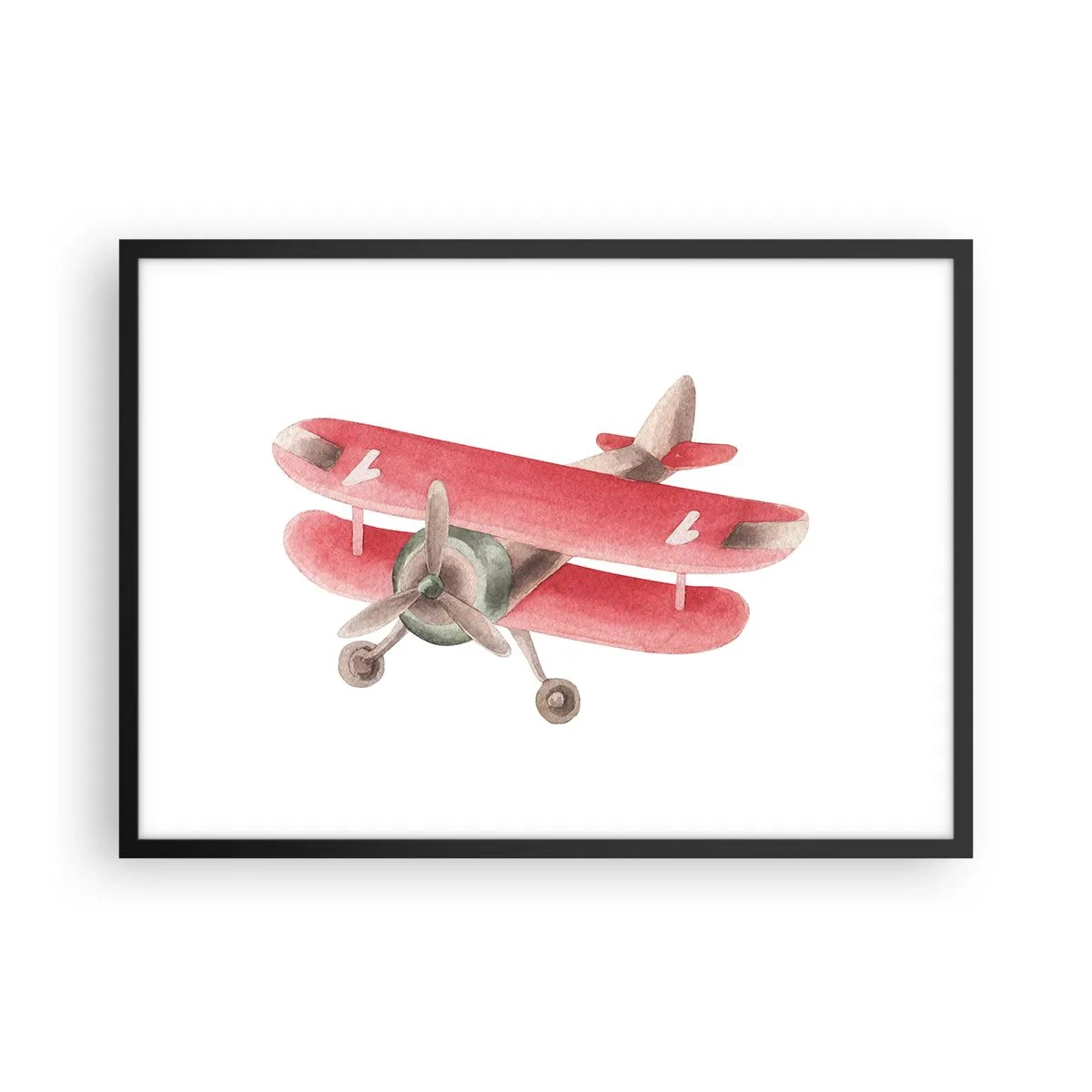 Poster în ramă neagră - Gata pentru zboruri la mare înălțime - 70x50 cm