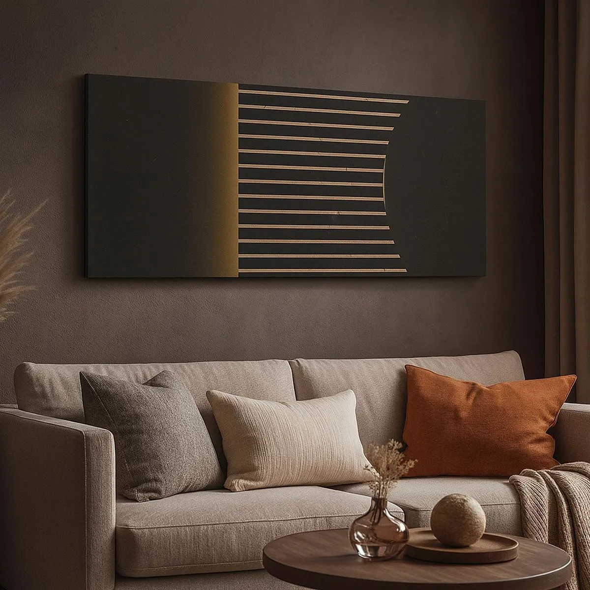 Tablou pe pânză - Explorați întunericul - 100x40 cm