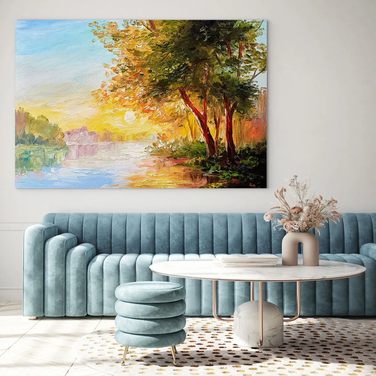 Tablou pe sticlă - Et in Arcadia ego - 100x70 cm