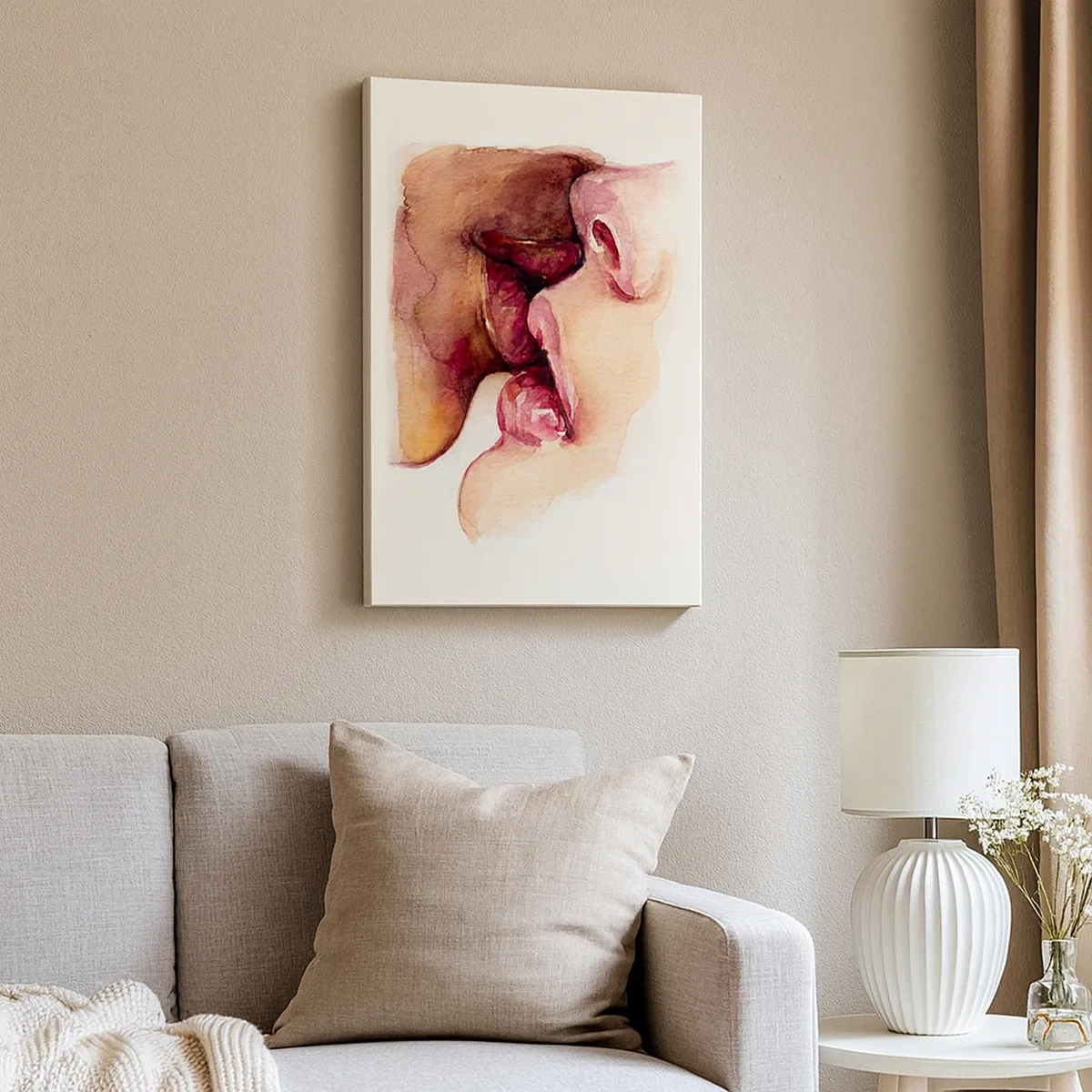 Tablou pe pânză - Ca ziua și noaptea, ca cerul și pământul - 50x70 cm