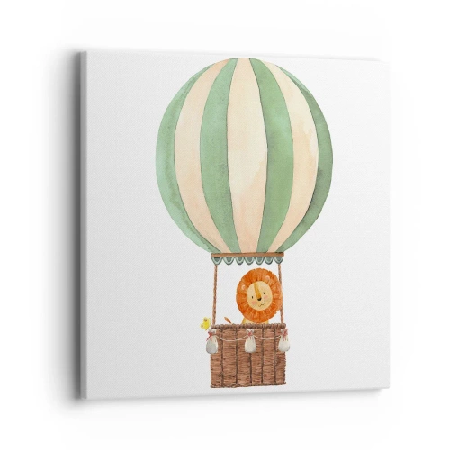 Tablou pe pânză - Călătoriile lui Leon - 40x40 cm