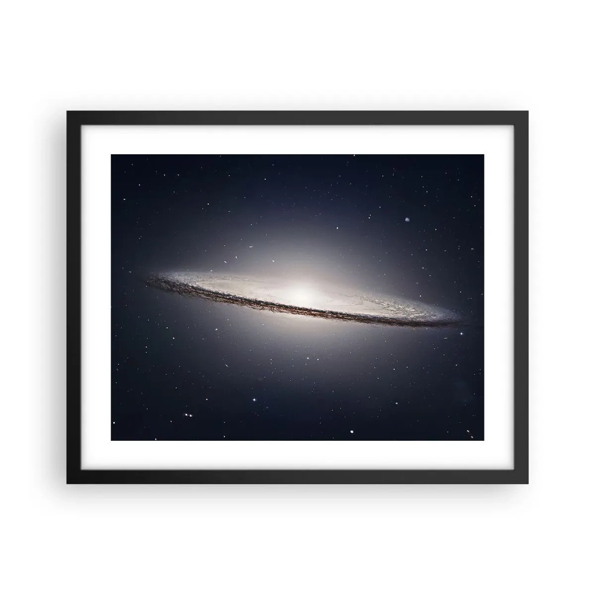 Poster în ramă neagră - Cu mult timp în urmă, într-o galaxie foarte, foarte îndepărtată... - 50x40 cm