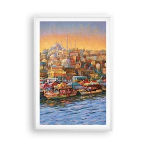 Poster în ramă albă - O poveste din Istanbul - 61x91 cm