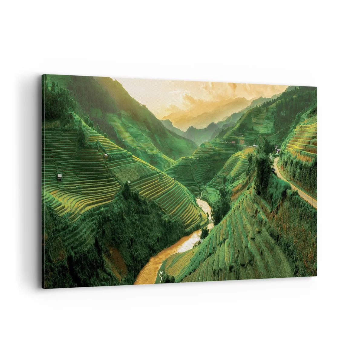 Tablou pe pânză - Valea vietnameză - 100x70 cm