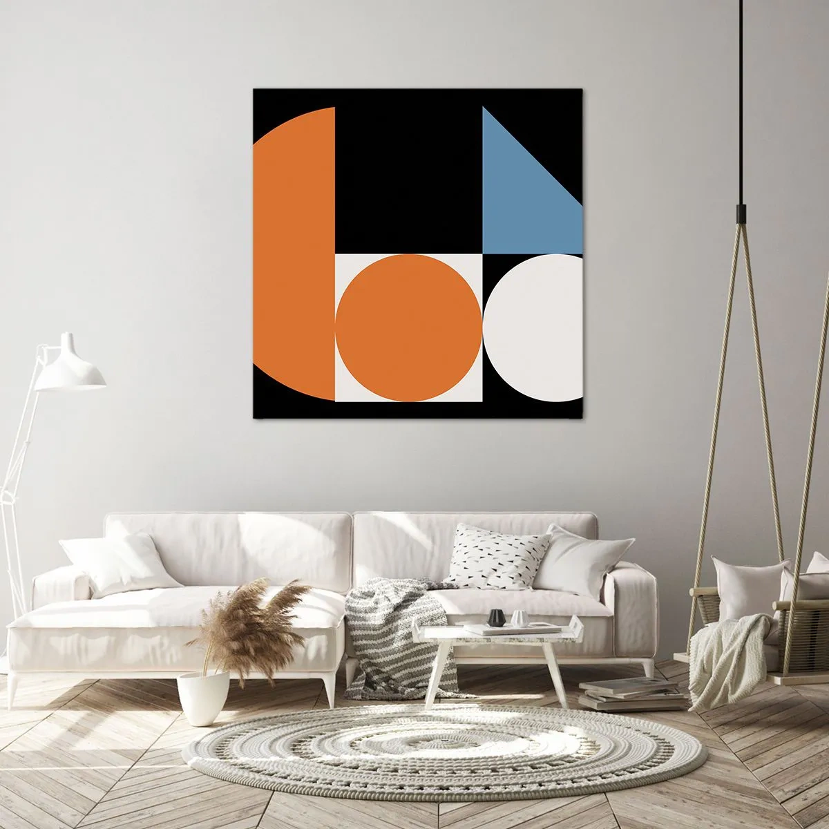 Tablou pe pânză - Sistem de figuri - 50x50 cm