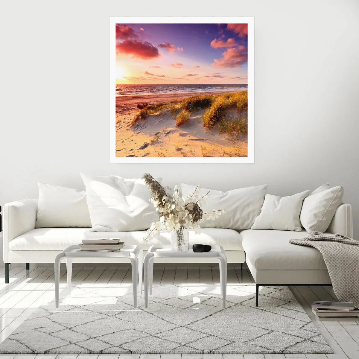 Poster - Deja aerul de vară miroase - 60x60 cm