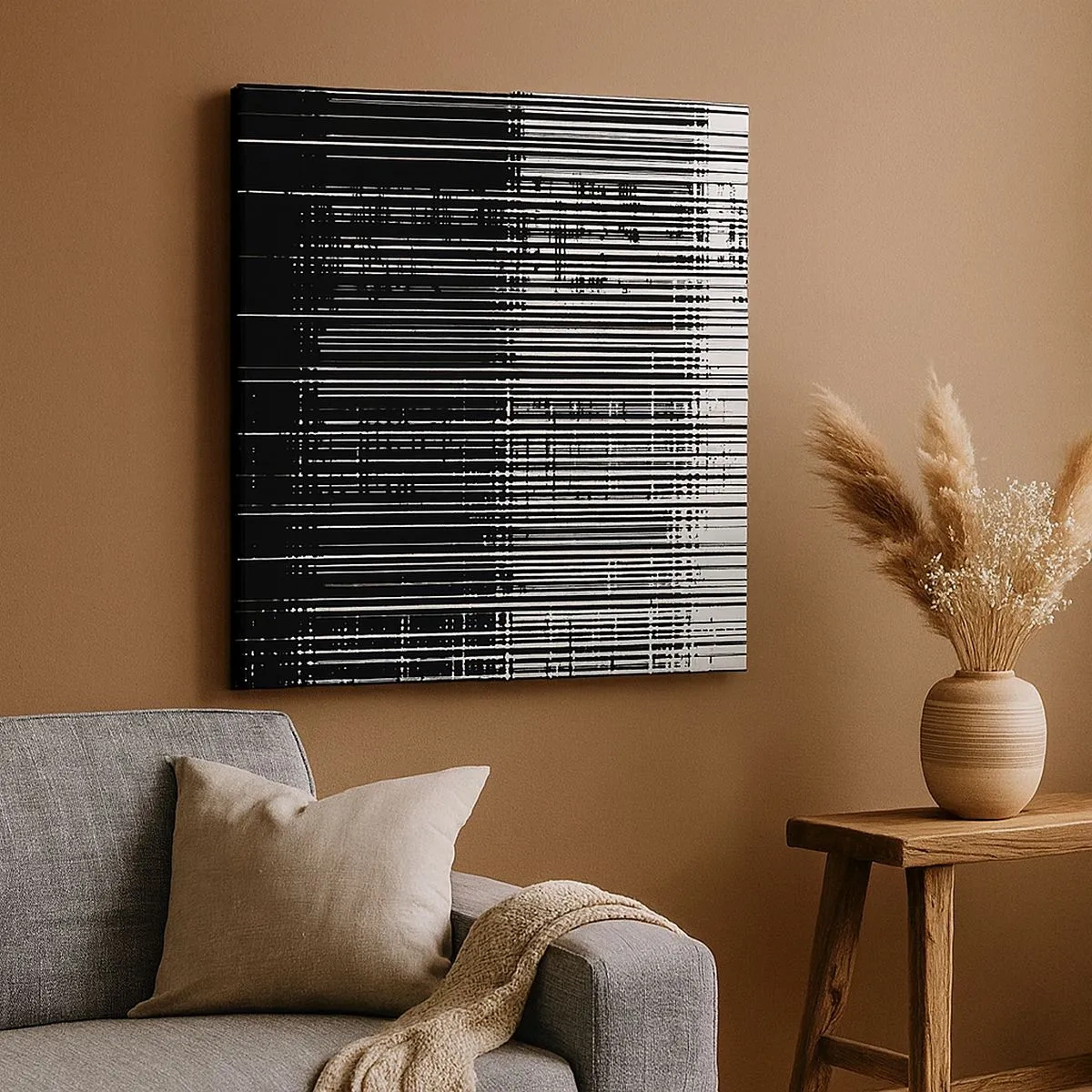 Tablou pe pânză - Valuri și vibrații - 30x30 cm