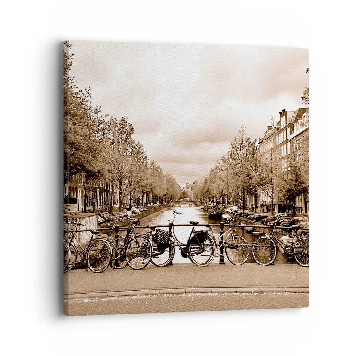 Tablou pe pânză - Atmosfera olandeză - 40x40 cm