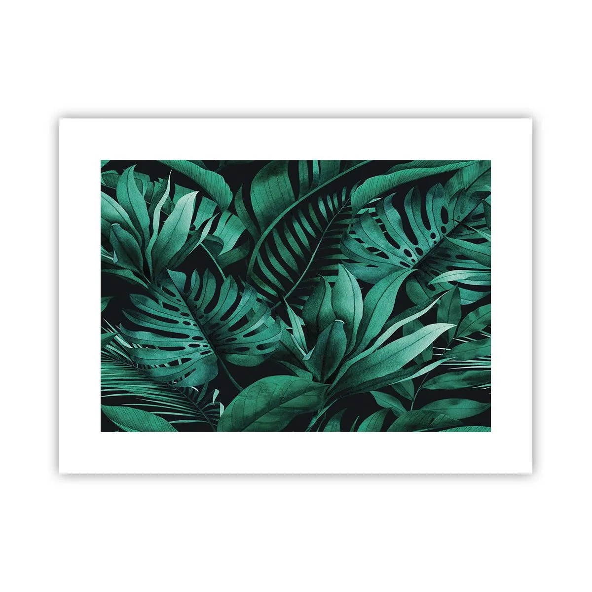 Poster - Profunzimea verdelui tropical - 40x30 cm