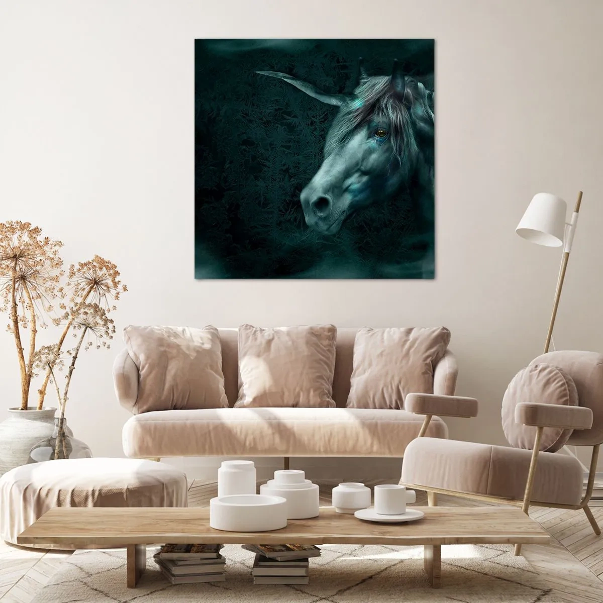 Tablou pe pânză - Într-o pădure de basm - 70x70 cm