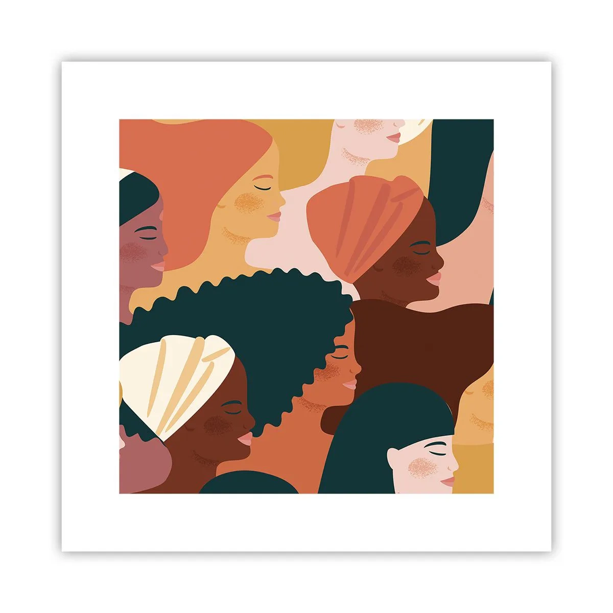 Poster - Numai feminitate - 30x30 cm