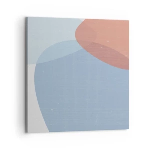 Tablou pe pânză - Relații pastelate - 60x60 cm