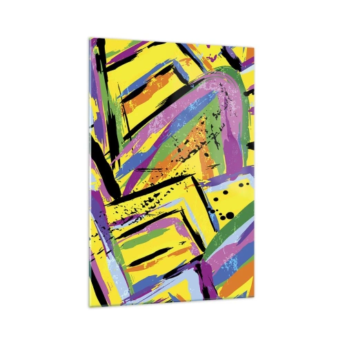 Tablou pe sticlă - Strigă de bucurie - 70x100 cm