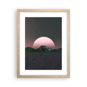 Poster în ramă de stejar deschis - Într-o galaxie învecinată - 30x40 cm