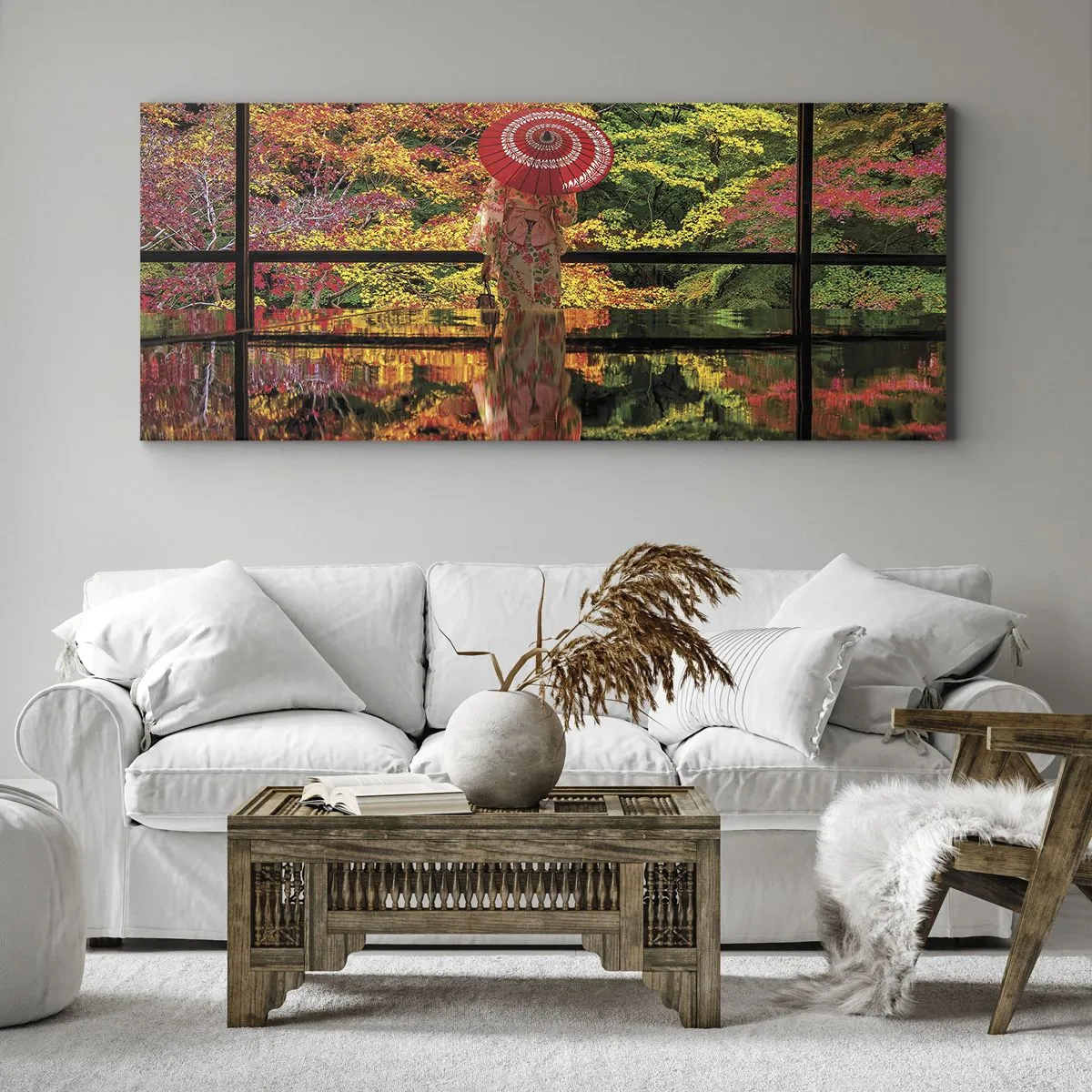 Tablou pe pânză - În templul naturii - 160x50 cm