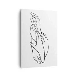 Tablou pe pânză - Atingere bună - 70x100 cm