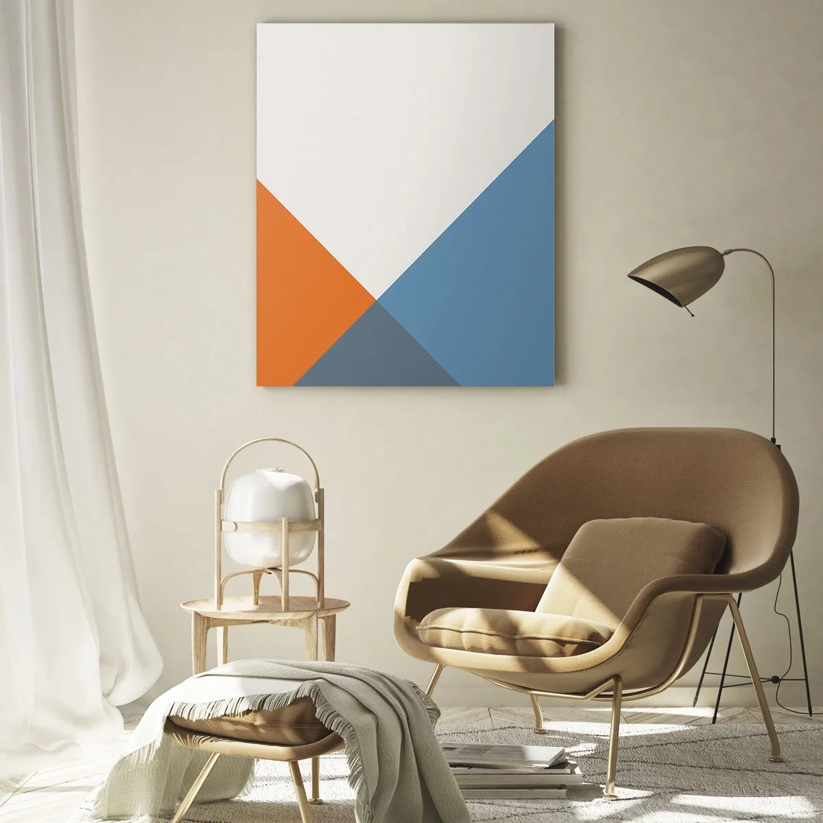Tablou pe sticlă - La un unghi drept - 50x70 cm