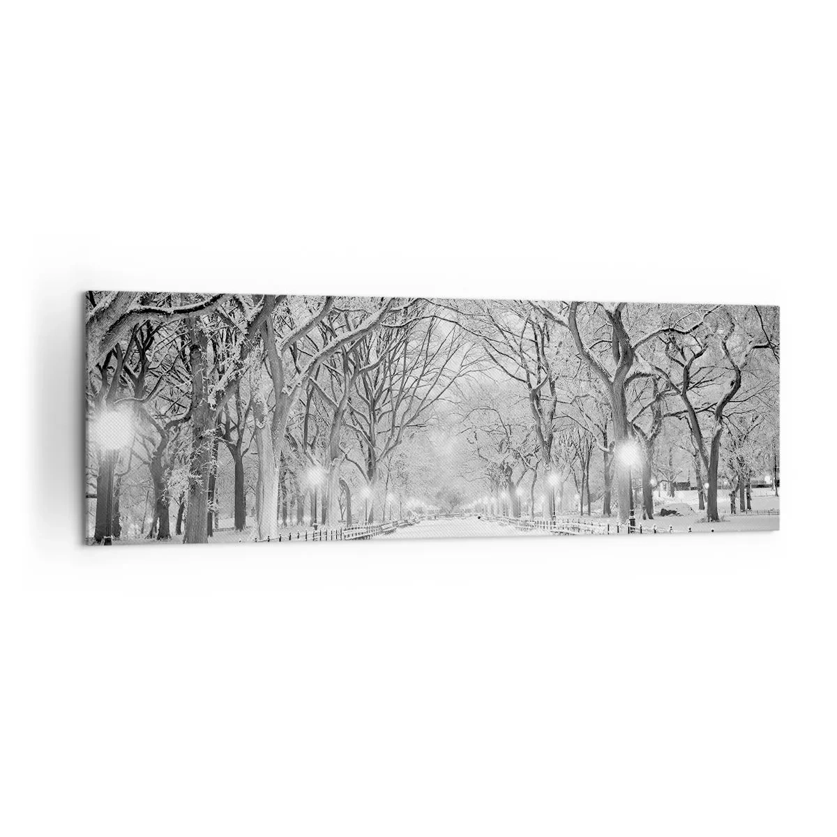 Tablou pe pânză - Cele patru anotimpuri – iarna - 160x50 cm