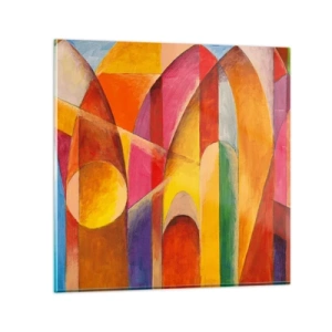 Tablou pe sticlă - Catedrala Soarelui - 50x50 cm
